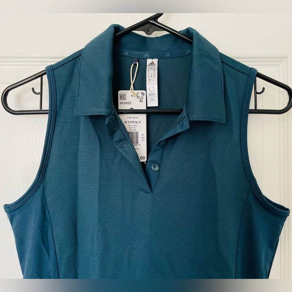 Adidas sleeveless golf polo (S) - Picture 5 of 15
